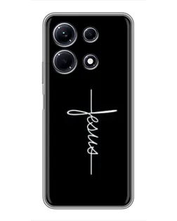 Чехол для Infinix Note 30 с картинкой «Тонкая линия веры»