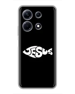 Чехол для Infinix Note 30 с картинкой «Рыба Jesus»