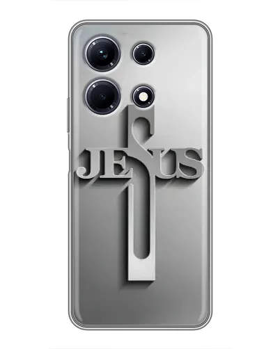 Чехол для Infinix Note 30 с картинкой «Металлический крест Jesus» Чехол для Infinix Note 30 с картинкой «Металлический крест Jesus»