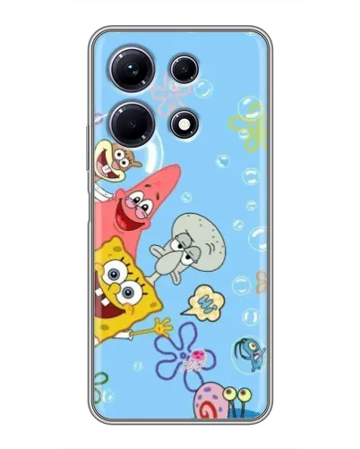 Чехол для Infinix Note 30 с картинкой «Веселые пузырьки» Чехол для Infinix Note 30 с картинкой «Веселые пузырьки»