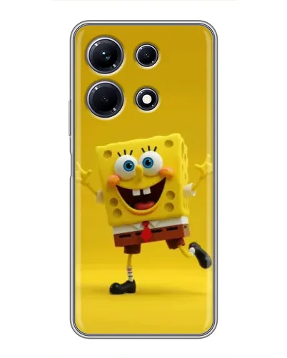 Чехол для Infinix Note 30 с картинкой «Позитивный Губка Боб» Чехол для Infinix Note 30 с картинкой «Позитивный Губка Боб»