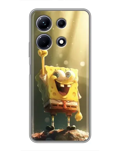 Чехол для Infinix Note 30 с картинкой «Сияющий Спанч Боб» Чехол для Infinix Note 30 с картинкой «Сияющий Спанч Боб»