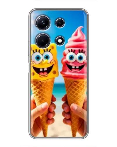 Чехол для Infinix Note 30 с картинкой «Спанч Боб мороженое» Чехол для Infinix Note 30 с картинкой «Спанч Боб мороженое»