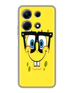 Чехол для Infinix Note 30 с картинкой «Минималистичный Спанч Боб» Чехол для Infinix Note 30 с картинкой «Минималистичный Спанч Боб»