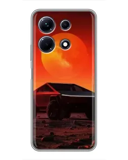 Чохол для Infinix Note 30 з картинкою «Cybertruck на Марсі»