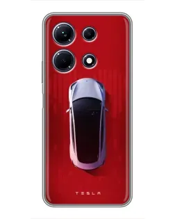 Чохол для Infinix Note 30 з картинкою «Tesla Top View»