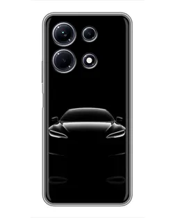 Чохол для Infinix Note 30 з картинкою «Силует Tesla Night»