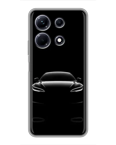 Чохол для Infinix Note 30 з картинкою «Силует Tesla Night» Чохол для Infinix Note 30 з картинкою «Силует Tesla Night»