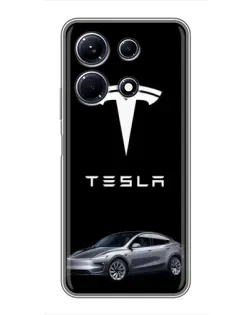 Чохол для Infinix Note 30 з картинкою «Tesla Model Y» Чохол для Infinix Note 30 з картинкою «Tesla Model Y»