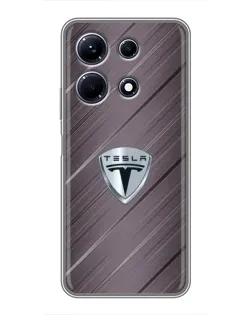 Чохол для Infinix Note 30 з картинкою «Металева текстура Tesla» Чохол для Infinix Note 30 з картинкою «Металева текстура Tesla»