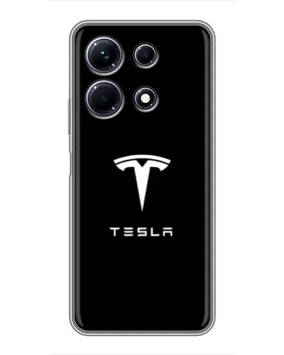 Чохол для Infinix Note 30 з картинкою «Tesla White Logo» Чохол для Infinix Note 30 з картинкою «Tesla White Logo»