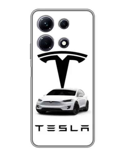 Чохол для Infinix Note 30 з картинкою «Tesla White Style» Чохол для Infinix Note 30 з картинкою «Tesla White Style»