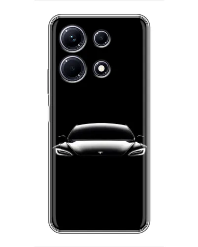 Чохол для Infinix Note 30 з картинкою «Фари Tesla Night» Чохол для Infinix Note 30 з картинкою «Фари Tesla Night»