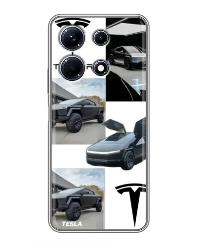 Чохол для Infinix Note 30 з картинкою «Колаж Cybertruck Tesla» Чохол для Infinix Note 30 з картинкою «Колаж Cybertruck Tesla»
