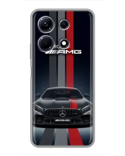 Чохол для Infinix Note 30 з картинкою «Mercedes — білий карбон» Чохол для Infinix Note 30 з картинкою «Mercedes — білий карбон»
