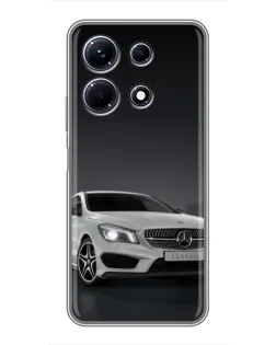Чохол для Infinix Note 30 з картинкою «Mercedes AMG GT Silver»