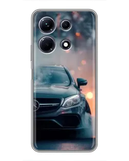 Чохол для Infinix Note 30 з картинкою «Mercedes — нічне місто»