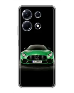 Чехол для Infinix Note 30 с картинкой «Mercedes — неоновый лого» Чехол для Infinix Note 30 с картинкой «Mercedes — неоновый лого»
