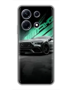Чехол для Infinix Note 30 с картинкой «Темный Mercedes AMG» Чехол для Infinix Note 30 с картинкой «Темный Mercedes AMG»