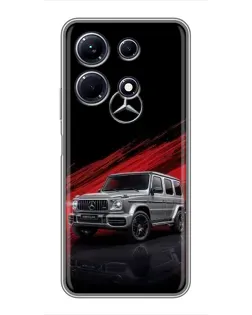 Чехол для Infinix Note 30 с картинкой «Mercedes G-Class красный» Чехол для Infinix Note 30 с картинкой «Mercedes G-Class красный»