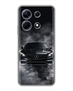Чехол для Infinix Note 30 с картинкой «Mercedes в дыму» Чехол для Infinix Note 30 с картинкой «Mercedes в дыму»