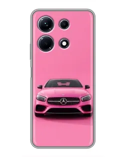 Чехол для Infinix Note 30 с картинкой «Розовый Mercedes AMG» Чехол для Infinix Note 30 с картинкой «Розовый Mercedes AMG»