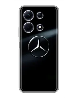 Чехол для Infinix Note 30 с картинкой «Mercedes на металле» Чехол для Infinix Note 30 с картинкой «Mercedes на металле»
