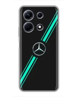 Чехол для Infinix Note 30 с картинкой «Спортивные линии Mercedes» Чехол для Infinix Note 30 с картинкой «Спортивные линии Mercedes»
