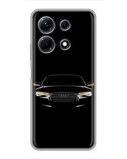 Чохол для Infinix Note 30 з картинкою «Audi — нічний контур»
