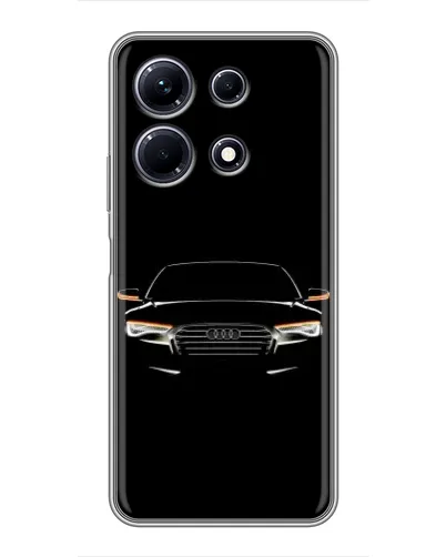 Чехол для Infinix Note 30 с картинкой «Audi — ночной контур»