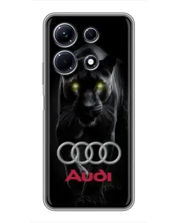 Чохол для Infinix Note 30 з картинкою «Пантера та Audi»