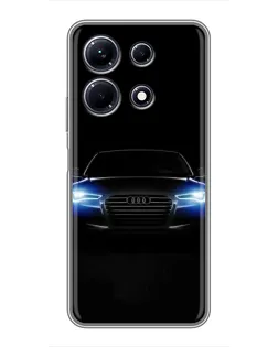 Чохол для Infinix Note 30 з картинкою «Audi в неоні»