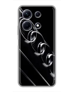 Чохол для Infinix Note 30 з картинкою «Audi — абстрактні кільця»
