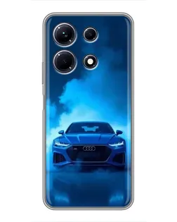 Чохол для Infinix Note 30 з картинкою «Audi — блакитна енергія»