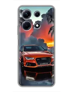 Чохол для Infinix Note 30 з картинкою «Audi — захід сонця»