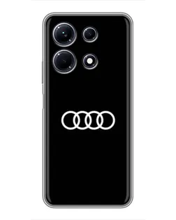 Чохол для Infinix Note 30 з картинкою «Audi White Logo»