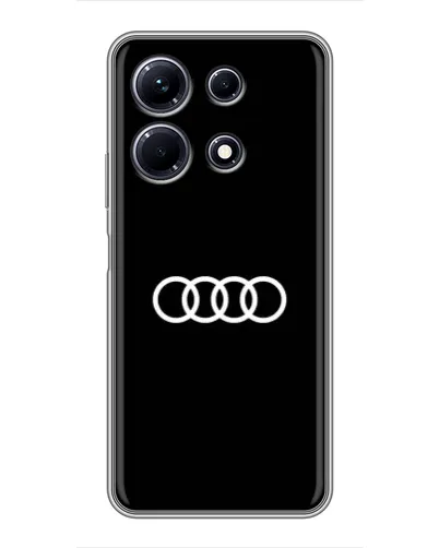Чехол для Infinix Note 30 с картинкой «Audi White Logo»