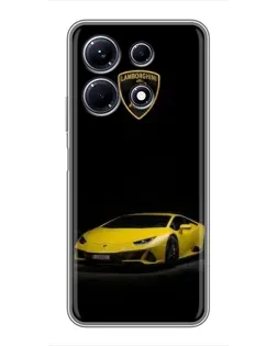 Чохол для Infinix Note 30 з картинкою «Lamborghini жовтий акцент» Чохол для Infinix Note 30 з картинкою «Lamborghini жовтий акцент»