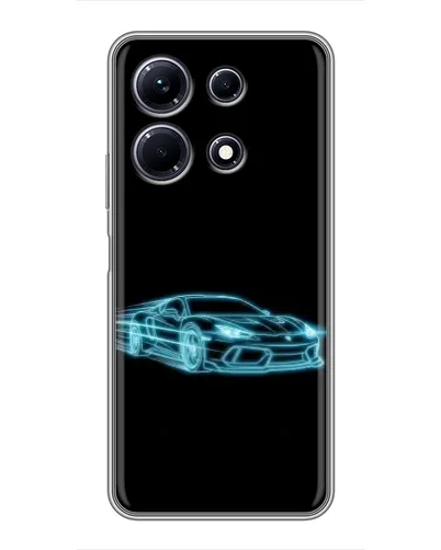 Чохол для Infinix Note 30 з картинкою «Неоновий контур Lamborghini» Чохол для Infinix Note 30 з картинкою «Неоновий контур Lamborghini»