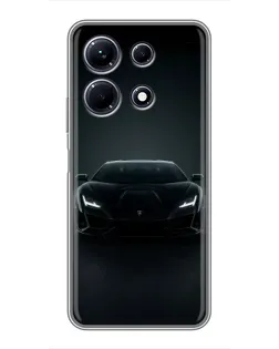 Чохол для Infinix Note 30 з картинкою «Чорний Lamborghini Aventador» Чохол для Infinix Note 30 з картинкою «Чорний Lamborghini Aventador»