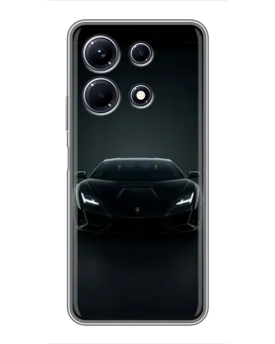 Чохол для Infinix Note 30 з картинкою «Чорний Lamborghini Aventador» Чохол для Infinix Note 30 з картинкою «Чорний Lamborghini Aventador»