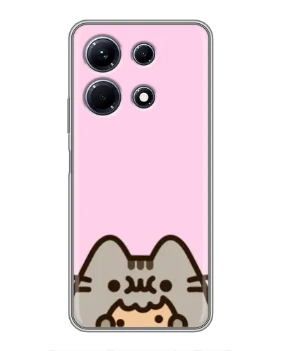 Чохол для Infinix Note 30 з картинкою «Pusheen та печиво»