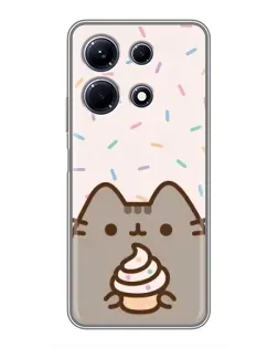 Чохол для Infinix Note 30 з картинкою «Пушин з кексом»