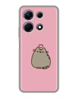 Чохол для Infinix Note 30 з картинкою «Pusheen серце»