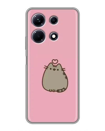 Чохол для Infinix Note 30 з картинкою «Pusheen серце»