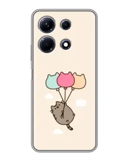 Чохол для Infinix Note 30 з картинкою «Пушин на кульках»