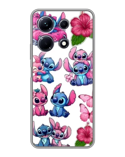Чохол для Infinix Note 30 з картинкою «Стікери Stitch та Angel» Чохол для Infinix Note 30 з картинкою «Стікери Stitch та Angel»