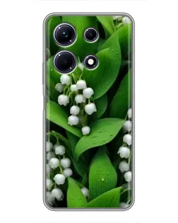 Чохол для Infinix Note 30 з картинкою «Конвалії в зелені»