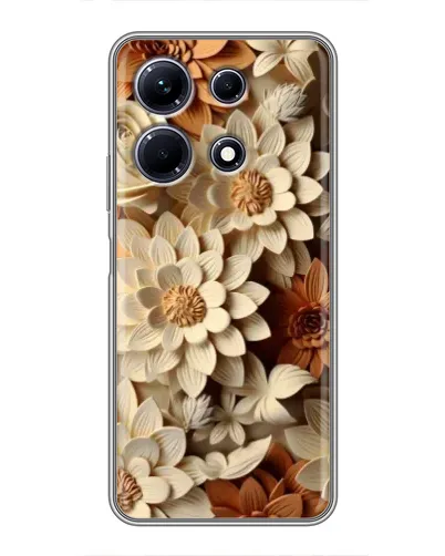 Чохол для Infinix Note 30 з картинкою «Бежевий флористичний декор» Чохол для Infinix Note 30 з картинкою «Бежевий флористичний декор»