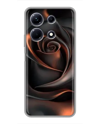 Чохол для Infinix Note 30 з картинкою «Шовкова чорна троянда» Чохол для Infinix Note 30 з картинкою «Шовкова чорна троянда»